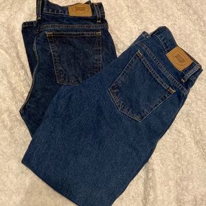 Two pairs of mens jeans